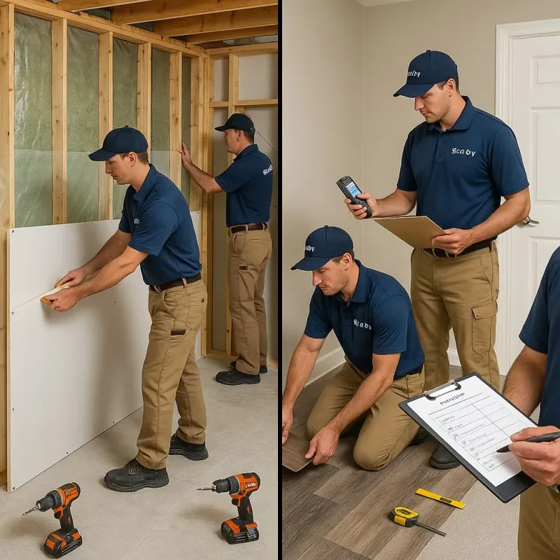 Repairs and Reconstruction process in Greenlawn, NY